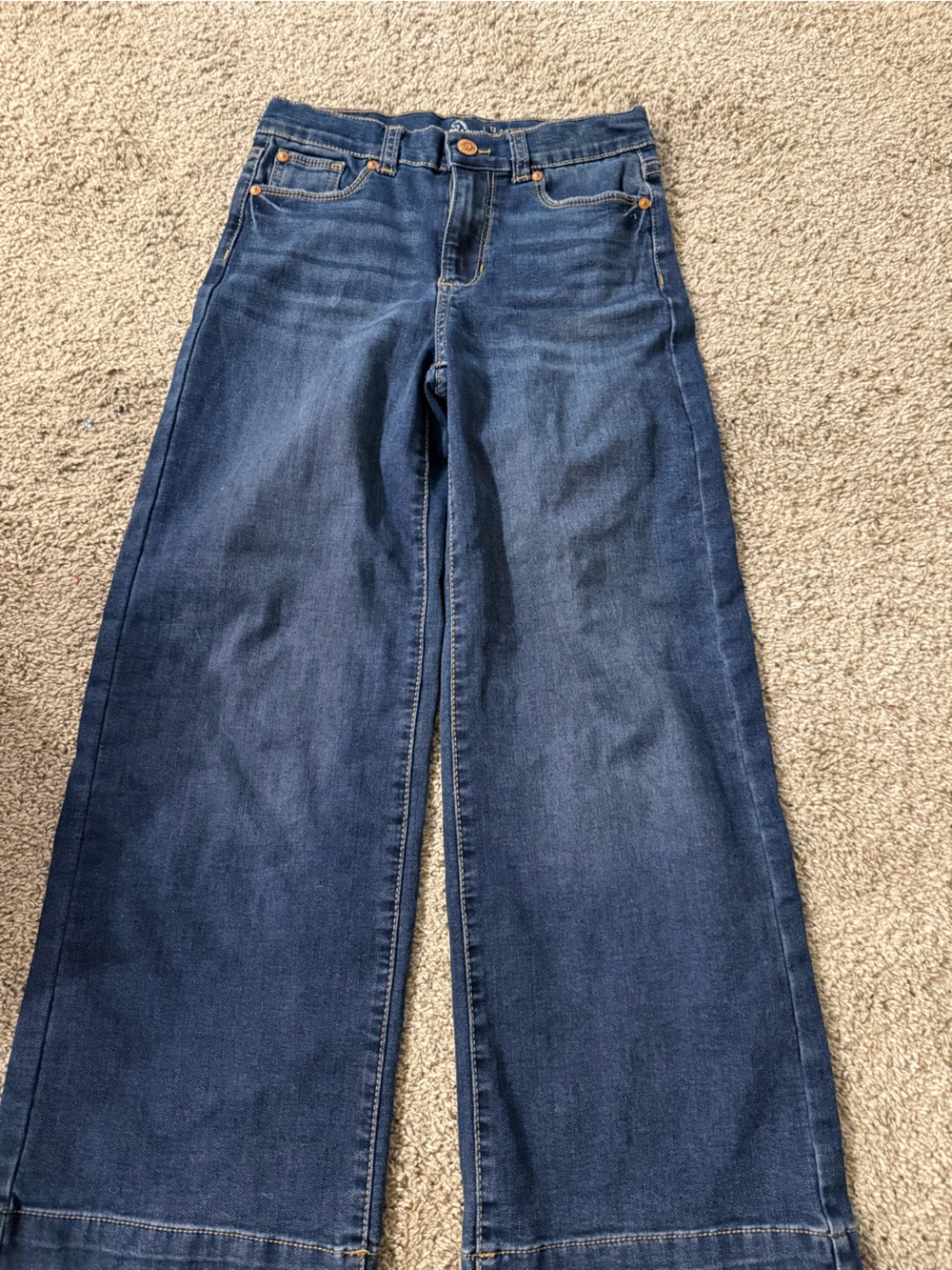Bundle 3 for $12 Jordache Girls Dark Blue Wide Leg Jeans